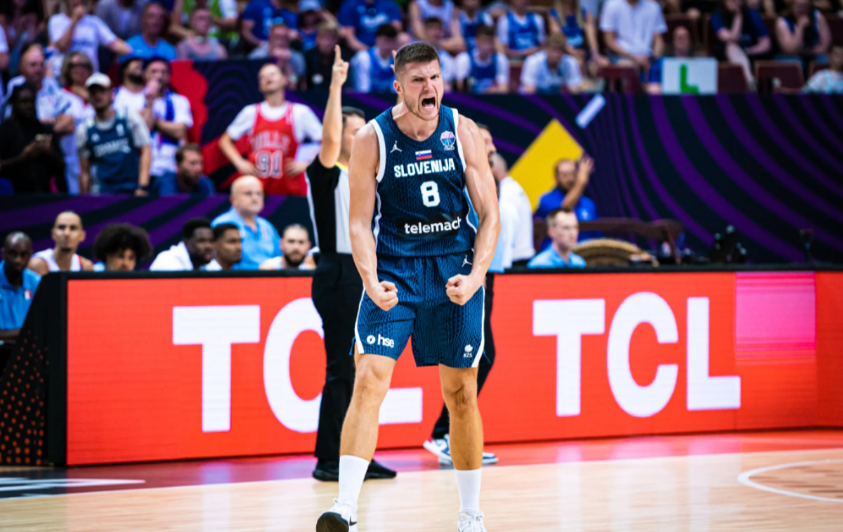 Edo Murić | Edo Murić je prvi košarkar v zgodovini Slovenije, ki je po podatkih KZS zabeležil sto uradnih nastopov za izbrano vrsto. | Foto FIBA
