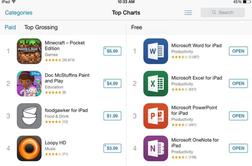 Microsoft Office za iPad najbolj priljubljena aplikacija v App Storu