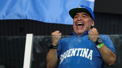 Maradona blizu Ljudskega vrta