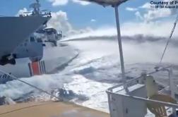 Kako sta trčili vojni ladji najštevilčnejše mornarice #video