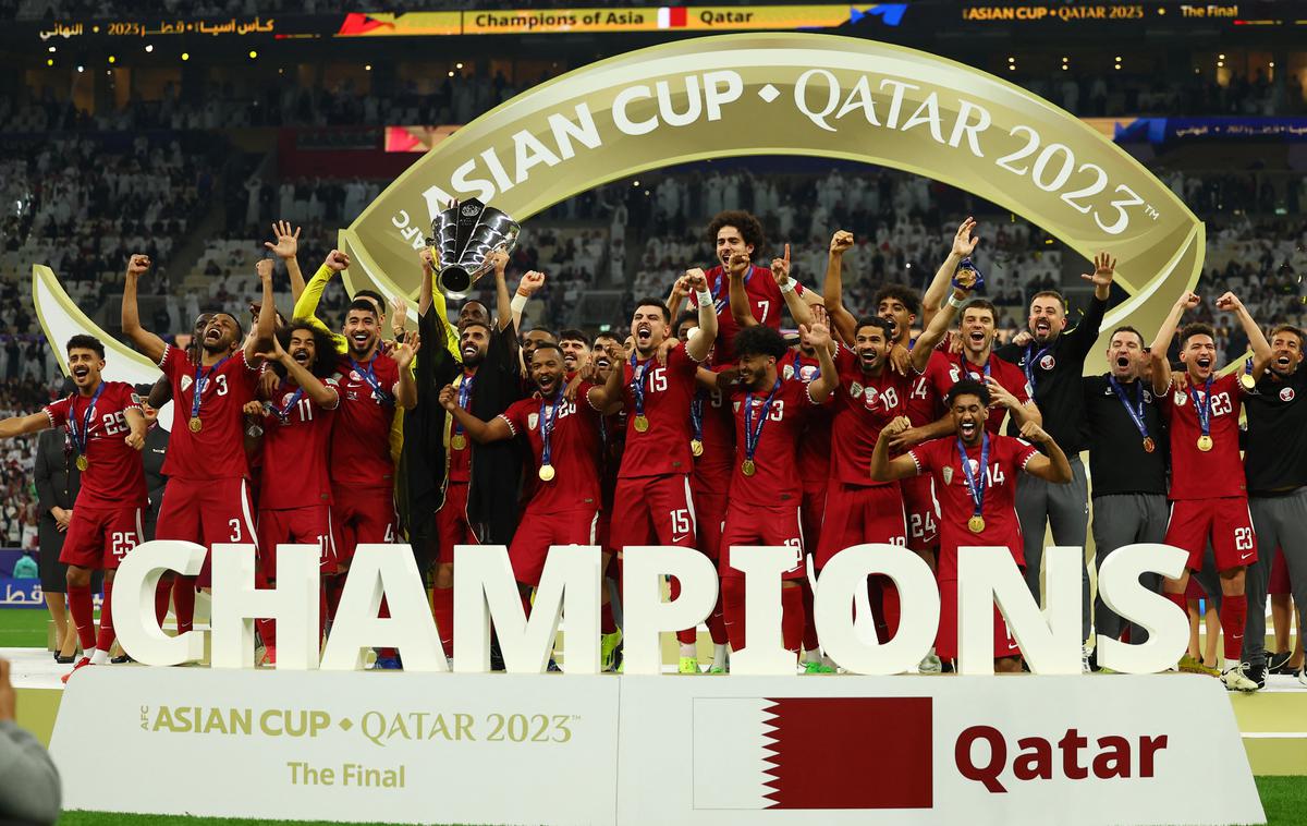 azijsko prvenstvo finale Katar | Katarci so ubrani naslov azijskega nogometnega prvaka. | Foto Reuters