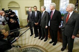 V Beli hiši srečanje petih predsednikov ZDA