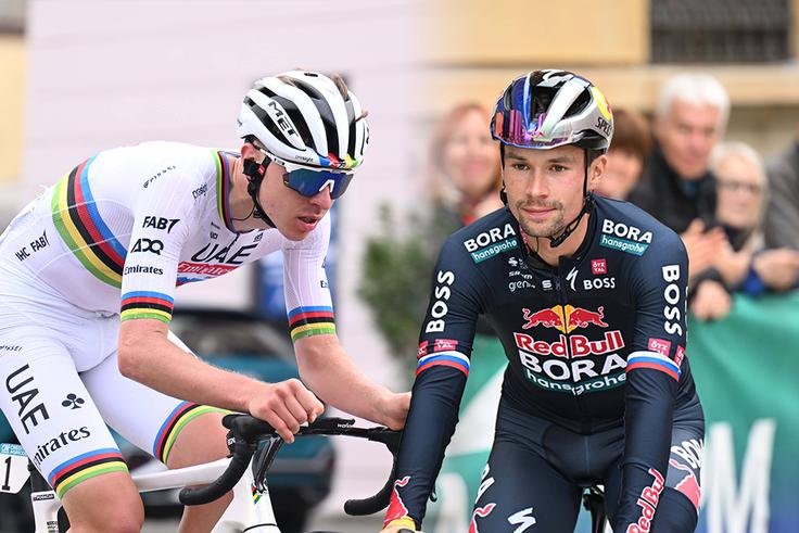 Tadej Pogačar Primož Roglič | Foto: Red Bull - BORA - hansgrohe