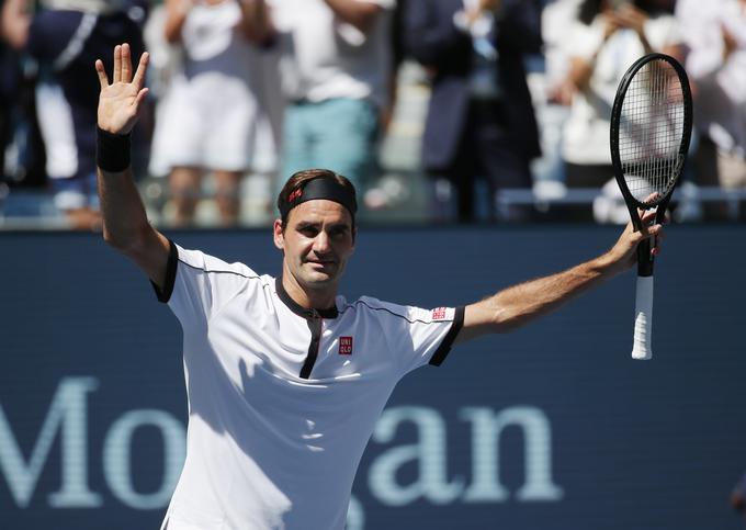 Roger Federer je oddal le pet iger. | Foto: Reuters