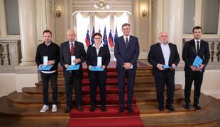 Sladičeva, Krajnik, Hauptman, Hvasti in Fabjan prejeli visoka državna odlikovanja