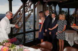 donald trump, melania trump, emmanuel macron, brigitte trogneux