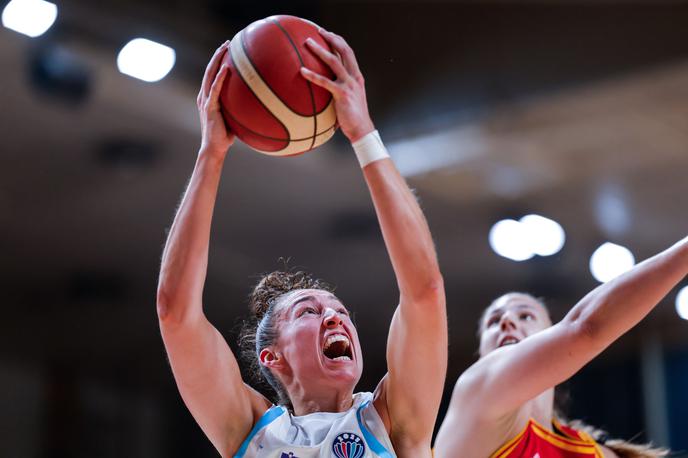 slovenska ženska košarkarska reprezentanca Jessica Shepard | Jessica Shepard je dosegla dvojnega dvojčka. | Foto Aleš Fevžer