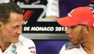 Bo Hamilton to nedeljo presegel njegovo veličanstvo Michaela Schumacherja?