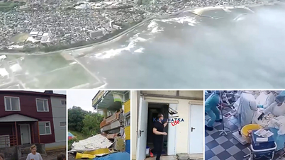 Trenutek, ko je tla stresel potres #video