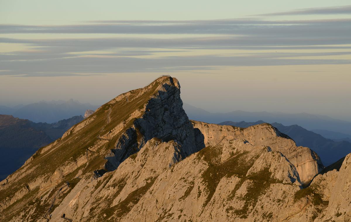 Tomlishorn | Tomlishorn, od koder je padel pohodnik, je najvišji vrh na švicarski gori Pilatus. | Foto Guliverimage