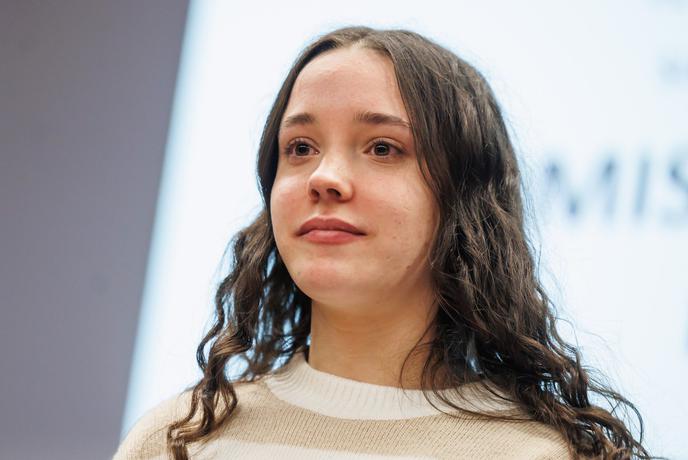 Rosa Rekar tik pod zmagovalnim odrom