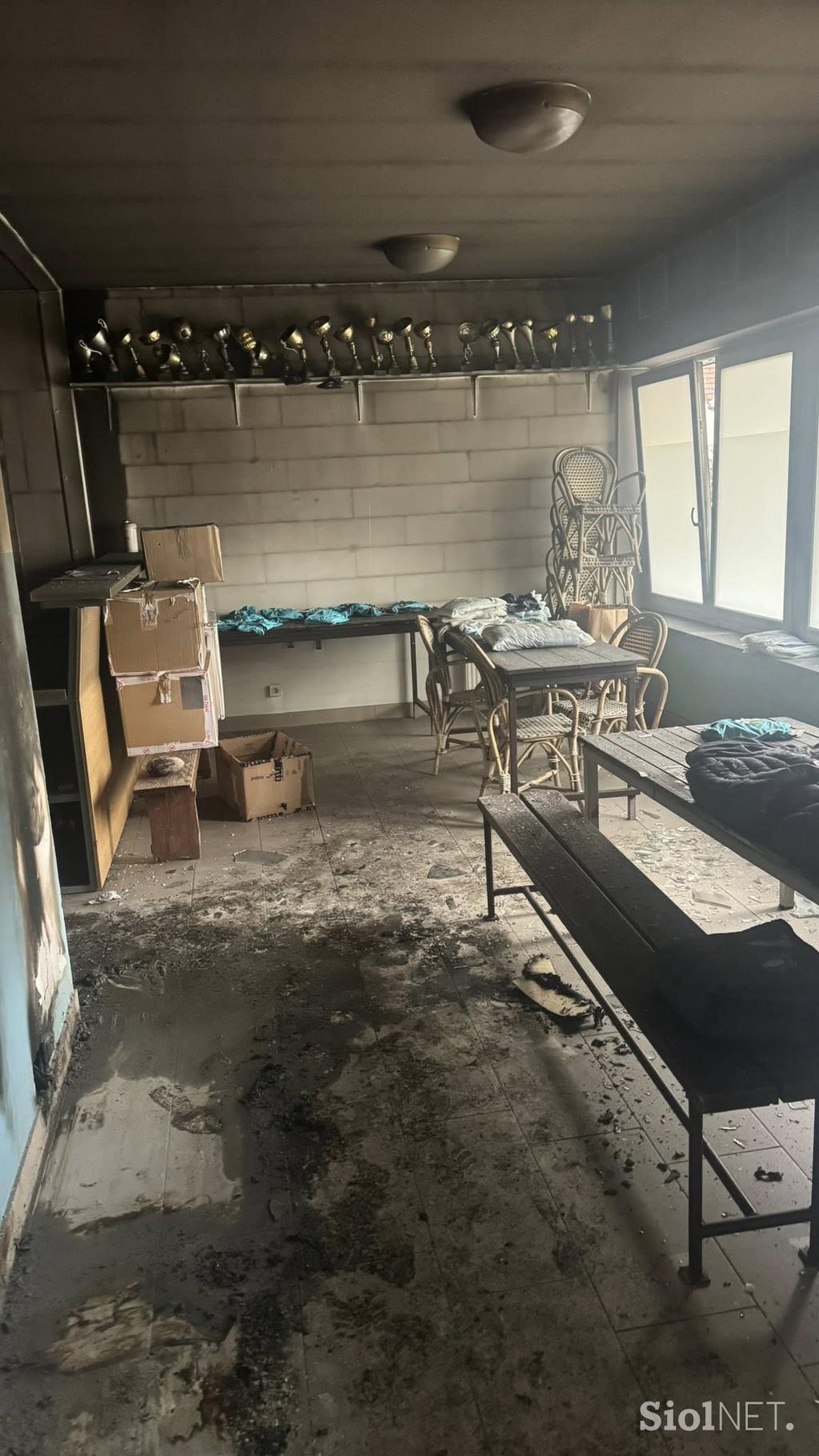 NK Kamnik, vlom in požig