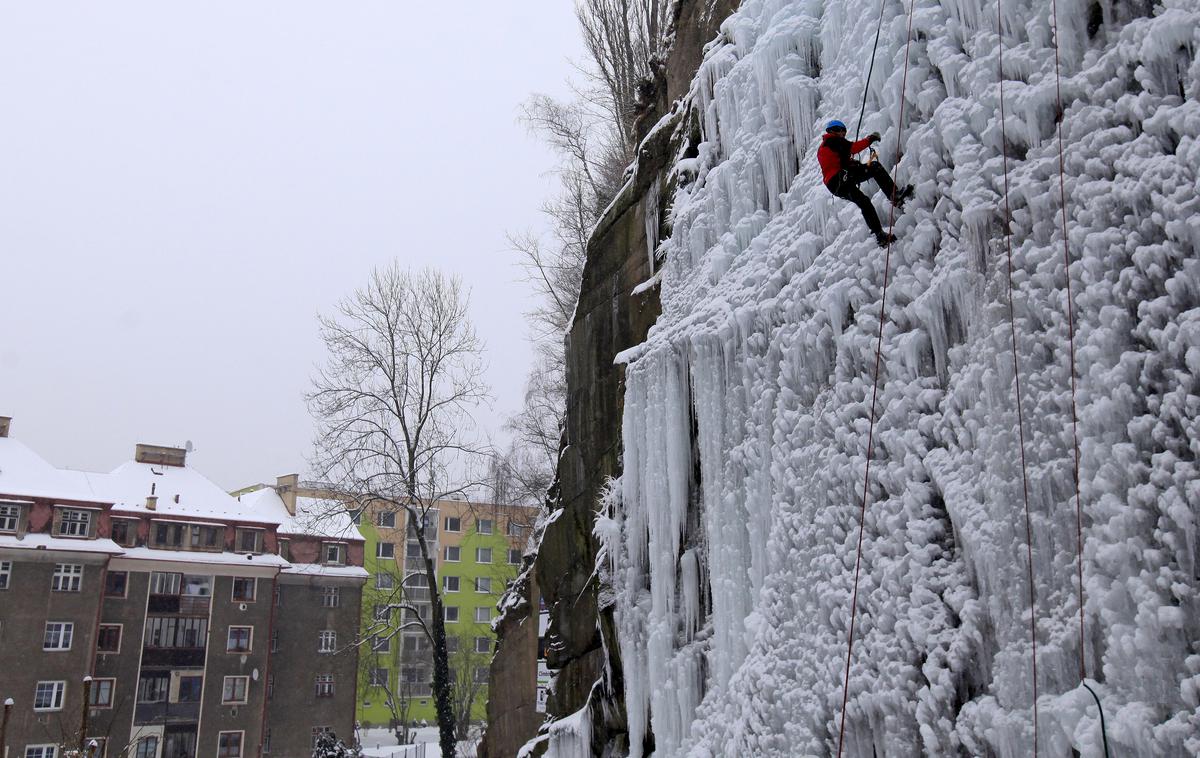 Liberec, ledno plezanje | Foto Reuters
