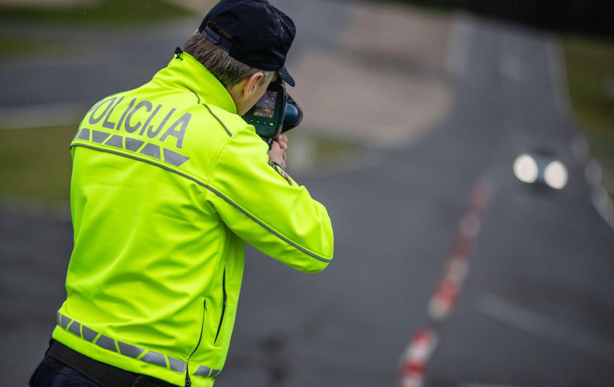 policija radar | Za voznico sledi obdolžilni predlog. | Foto Uroš Modlic