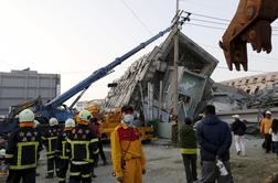 Število žrtev potresa v Tajvanu preseglo 110