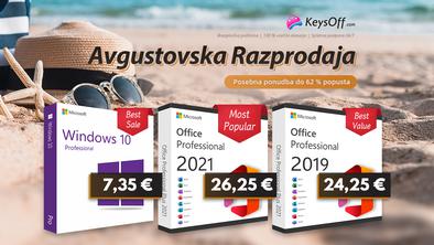Avgustovska razprodaja za vse, ki nočete plačevati naročnine