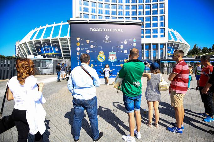 Ukrajinsko prvenstvo se bo začelo na stadionu v Kijevu, ki je leta 2018 gostil finale lige prvakov med Realom in Liverpoolom. | Foto: Sandi Fišer/Sportida