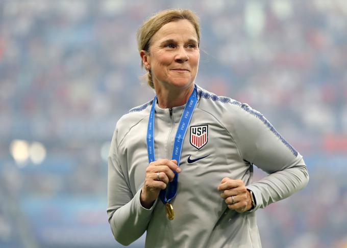 "Brez lige ni reprezentance," opozarja selektorica ameriške ženske nogometne reprezentance Jill Ellis. | Foto: Getty Images