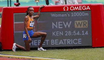 Beatrice Chebet tekla svetovni rekord na 10.000 metrov