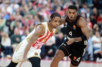 Košarkar Crvene zvezde Tyson Carter hospitaliziran