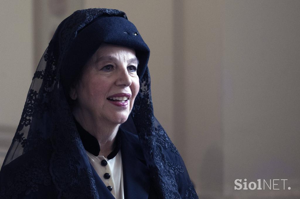 Sprejem filmskih zvezdnikov pri papežu Leonu XVI. v Vatikanu