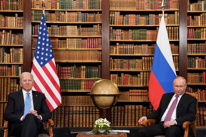 Joe Biden Vladimir Putin | Ameriški predsednik Joe Biden je za ruskega predsednika Vladimirja Putina zagotovo največji sovražnik med zahodnimi voditelji. | Foto Reuters