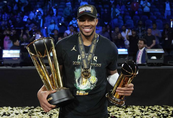 Giannis Antetokounmpo (26 točk proti Oklahomi) je bil izbran za najbolj dragocenega igralca (MVP) pokala.  | Foto: Reuters