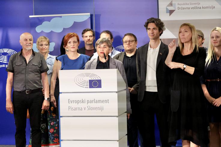 Levica Cilj Levice ni bil dobiti evropskega poslanca, meni Luka Lisjak Gabrijelčič. | Foto: Ana Kovač