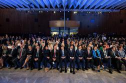 Predsedniki držav pobude Tri morja za večjo povezanost regije #video