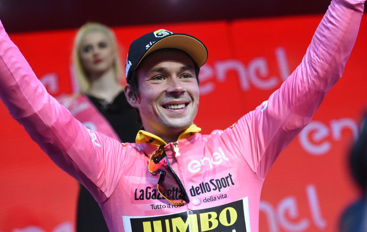 Giro 2019 Primož Roglič | Primož Roglič v rožnati majici na Giru 2019. | Foto Guliver Image