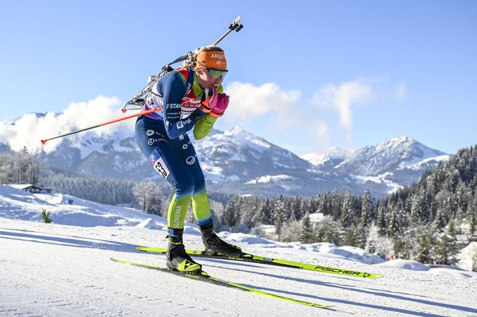 Anamarija Lampič se včasih na progi spusti z verige in ji je nato težko na streljanju. | Foto: Guliverimage