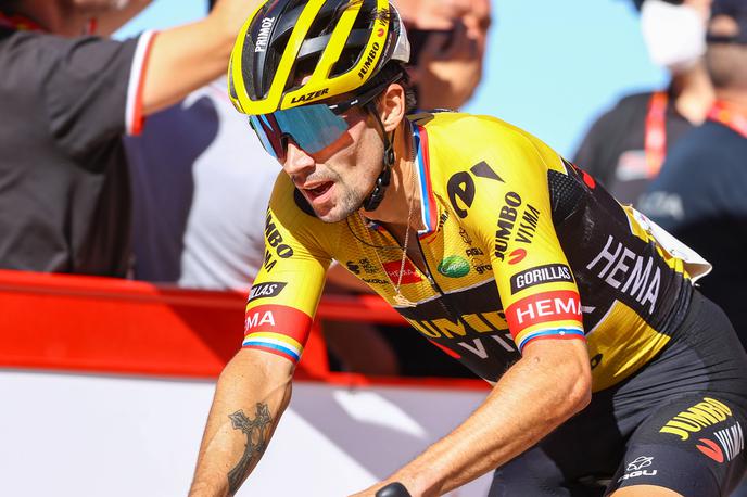 Primož Roglič, Vuelta 22 | "Po padcu sem potreboval nekaj časa, da sem se zbral. Spraševal sem se, kako je to mogoče." | Foto Guliverimage