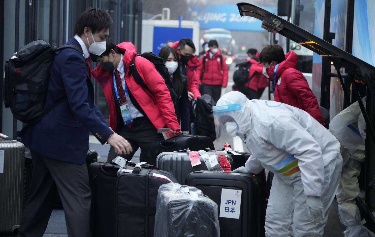 Peking ZOI letališče | Seznam okužm med olimpijci in njihovimi spremljevalci je vse daljši. | Foto Guliverimage