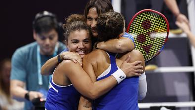 Veselje pri sosedih: Italijanke prve finalistke pokala BJK v Shenzenu