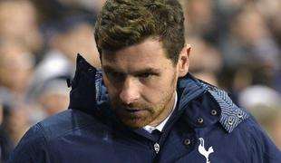 Tottenham odpustil trenerja Villas-Boasa