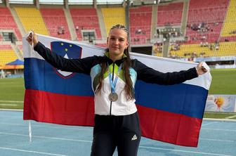 Nov uspeh na Ofemu: atletinja Živa Križ osvojila srebrno kolajno v metu kopja