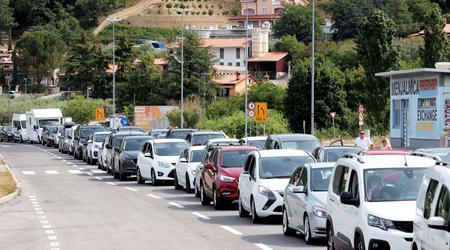 Konec prvomajskih praznikov, gneče na cestah