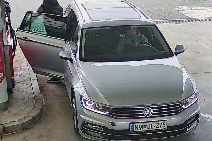 Tat goriva | Storilec ima osebni avtomobil  VW passat sive barve, z opremo R line in nameščene ukradene registrske tablice.  | Foto PU Novo mesto