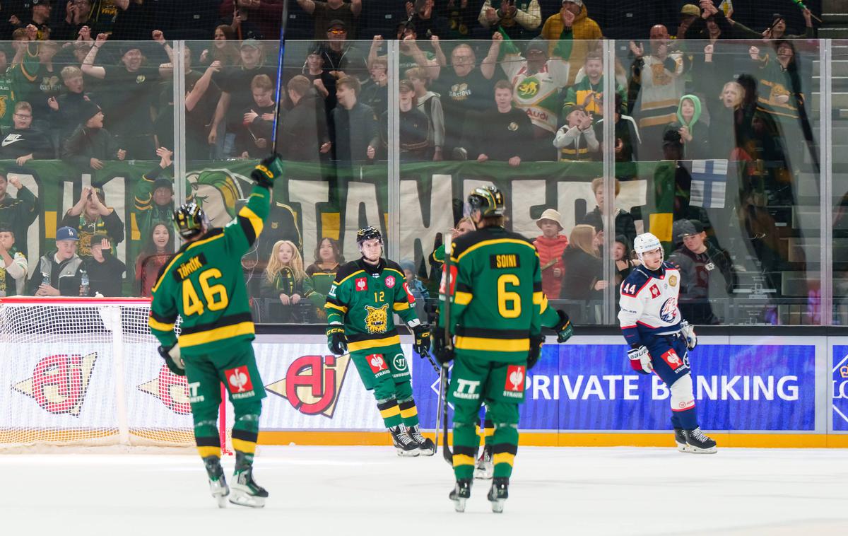 Matic Török, Ilves | Matic Török je z Ilvesom tudi na povratni tekmi premagal Fischtown Pinguins in napredoval v četrtfinale. | Foto Guliverimage