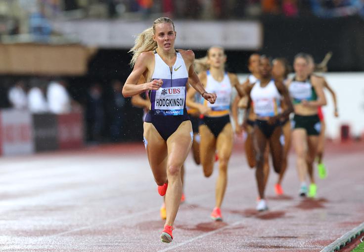  Kelly Hodkinson je postavila rekord mitinga. | Foto: Reuters