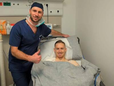 Žan Karničnik uspešno prestal operacijo rame