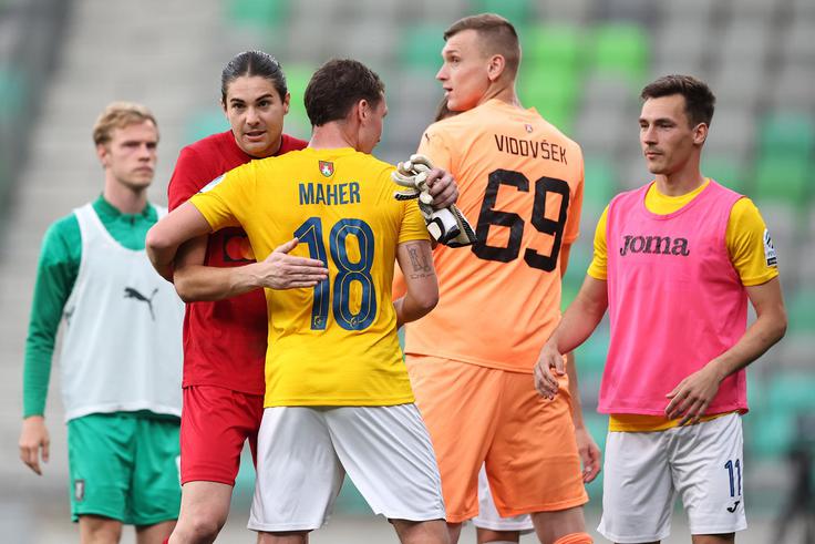 V 1. SNL ni veliko vratarjev, ki so že zibali. Matija Orbanić in Matevž Vidovšek spadata v omenjeni klub.  | Foto: Aleš Fevžer