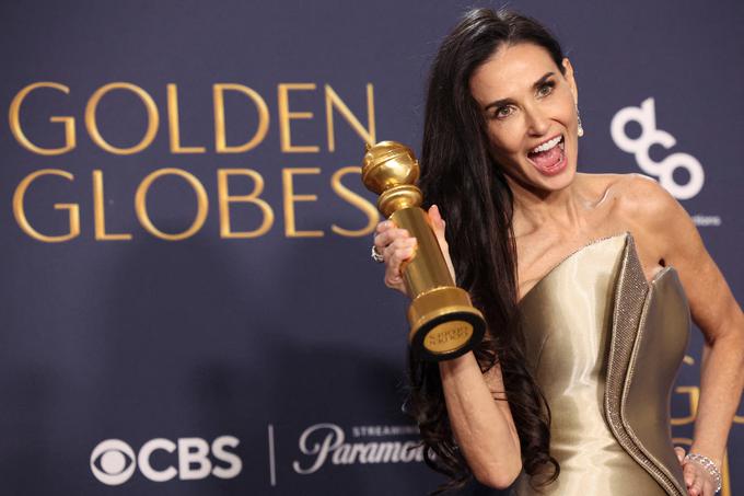 Demi Moore s svojo prvo igralsko nagrado | Foto: Reuters