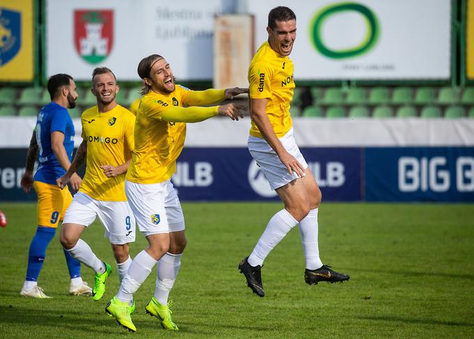 Ljubljančane je zelo hitro popeljal v vodstvo Luka Žinko. | Foto: Vid Ponikvar