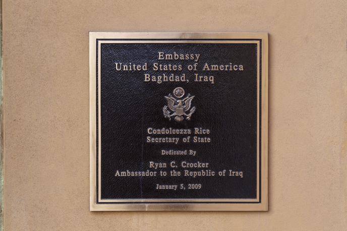 Ameriško veleposlaništvo v Bagdadu | Foto Reuters