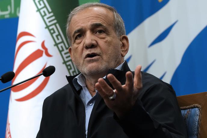 Masoud Pezeshkian, Masud Pezeškian, predsednik, Iran | Masud Pezeškian je prepričan, da si želijo tuje sile Teheran spraviti na kolena, poroča francoska tiskovna agencija AFP. | Foto Guliverimage