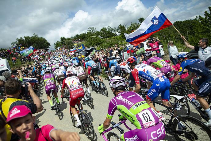 Goriska Brda Giro | Italijanski Giro se je danes zapeljal skozi Goriška brda in Novo Gorico. | Foto Ana Kovač