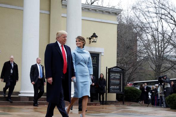 V čem na inavguracijski dan blesti nova prva dama ZDA, naša Melania Trump