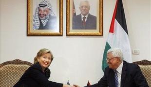 Clintonova podprla palestinsko državo