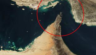 Iranska revolucionarna garda v Hormuški ožini zasegla britanski tanker